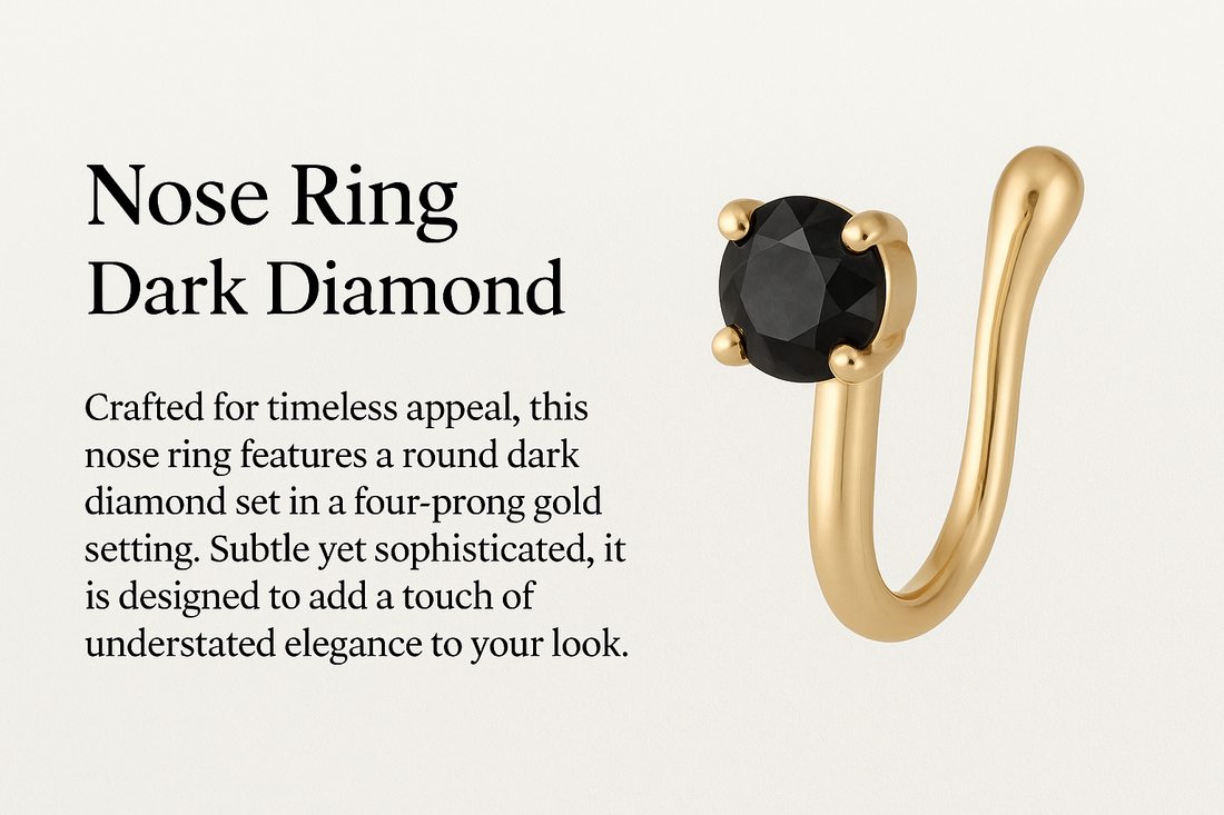 Black Diamond Nose Rings