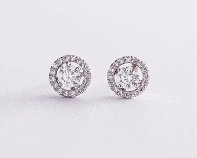 earrings - diamonds touch